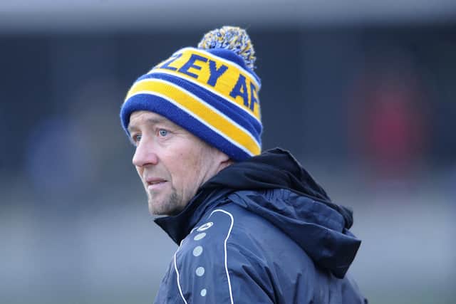 Guiseley joint manager Russ O'Neill. Picture: Steve Riding.