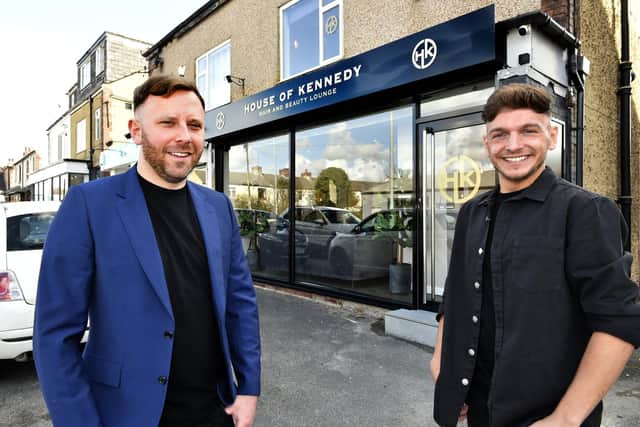 Kieren has opened the new salon with his partner, Vaughn Thomas, a one-stop shop for Cross Gates' beauty needs (Photo: Steve Riding)