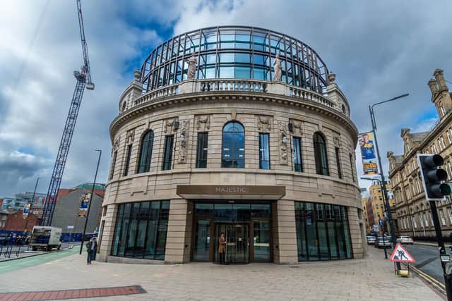 The Majestic, the home of Channel 4 in Leeds city centre (Photo: James Hardisty)