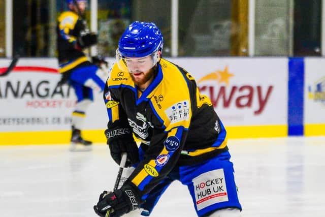 Adam Barnes will be looking to add to his goals tally for Leeds Knights in the upcoming playoffs. Picture: James Hardisty.