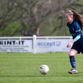Brighouse Town Ladies' Kayleigh Bamforth. Picture: Bruce Fitzgerald.
