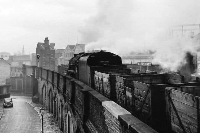 Marsh Lane Rail Station in 1951.