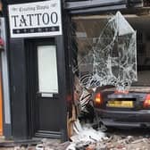 A Pudsey barbers is set to reopen nine months after a devastating crash left a parade of shops destroyed.