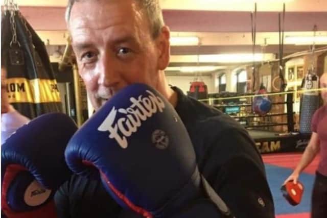 Businessman Andy Kilduff hopes to box his way to raising vital funds for Sue Ryder Wheatfields Hospice this weekend.