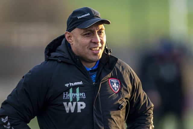 Wakefield Trinity head coach Willie Poching is targeting Challenge Cup success this season. 
Picture: Tony Johnson.