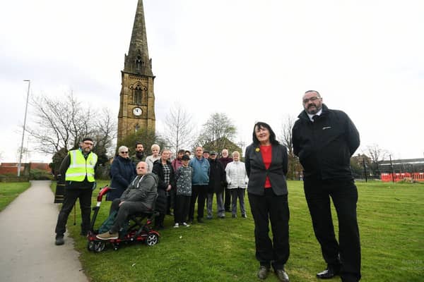 On Wednesday, March 23, Hunslet Carr Residents Association made a presentation to the full council at their monthly meeting. Picture: Jonathan Gawthorpe.