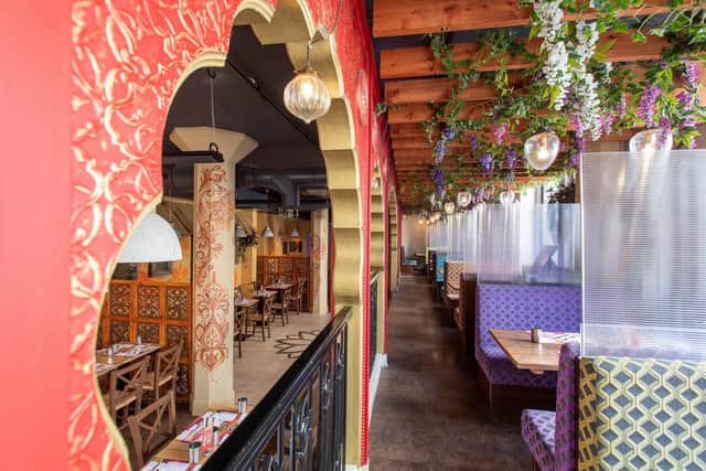 Our reviewer was impressed with the restaurant's vibrant decor and warm service (Photo: Bruce Rollinson)