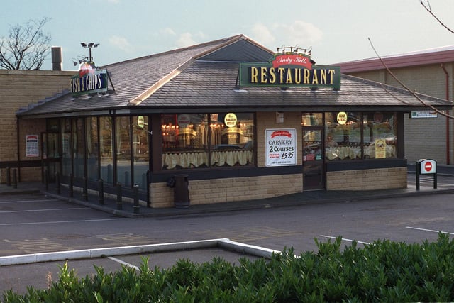 Do you remember Andy Hills restaurant? Pictured in February 1999.