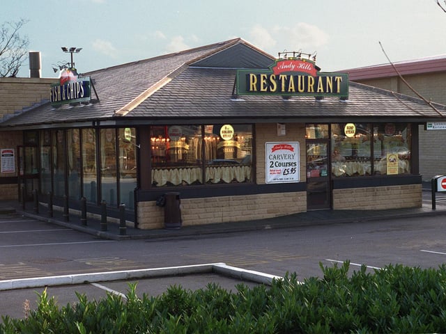 Do you remember Andy Hills restaurant? Pictured in February 1999.