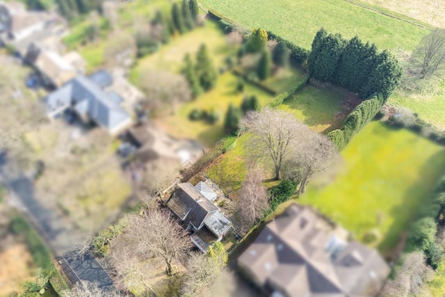 The current dwelling provides over 2,500 sq. ft. of living space but as seen in these aerial photographs, there is room to redevelop and build a larger home like the neighbours properties.