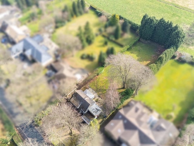 The current dwelling provides over 2,500 sq. ft. of living space but as seen in these aerial photographs, there is room to redevelop and build a larger home like the neighbours properties.
