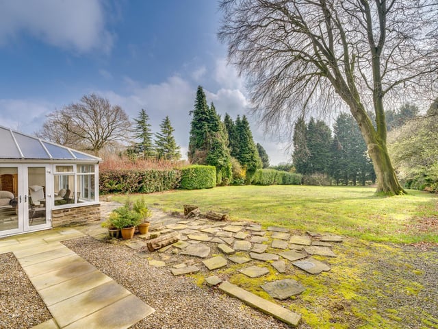 The gardens adjoin open countryside and enjoy a high level of privacy.