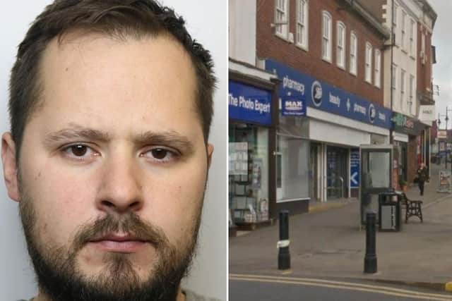 Scott Green admitted burgling the Boots shop in Pontefract town centre.