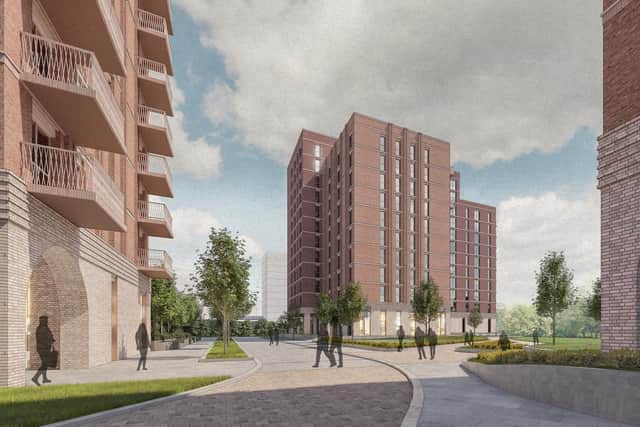A CGI image of what the new development at 87-89 Kirkstall Road could look like, as seen in plans submitted by Glenbrook.