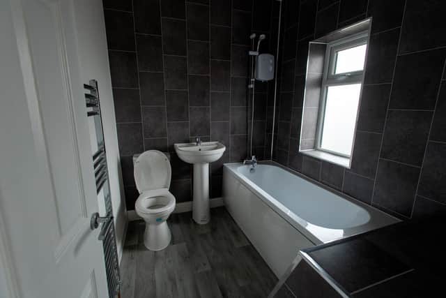 The bathroom was fully renovated and a new three-piece suite fitted.