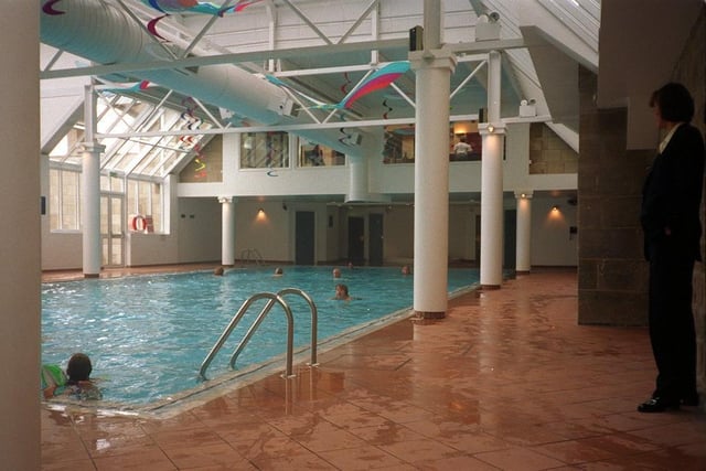 The swimming pool at the new Esporta Health and Fitness Club at Cookridge Hall in September 1997.