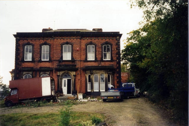 Fawcett House on Fawcett Lane in Wortley, a large detached house probably built around the mid 19th century which was once home to the Nussey family, woollen cloth merchants and manufacturers.