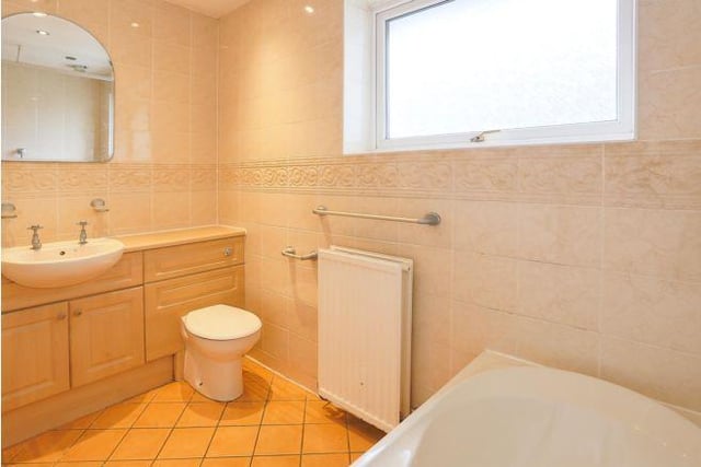 Off the hall is the House Bathroom with a three piece suite comprising a panelled bath, wash basin and low level wc.
