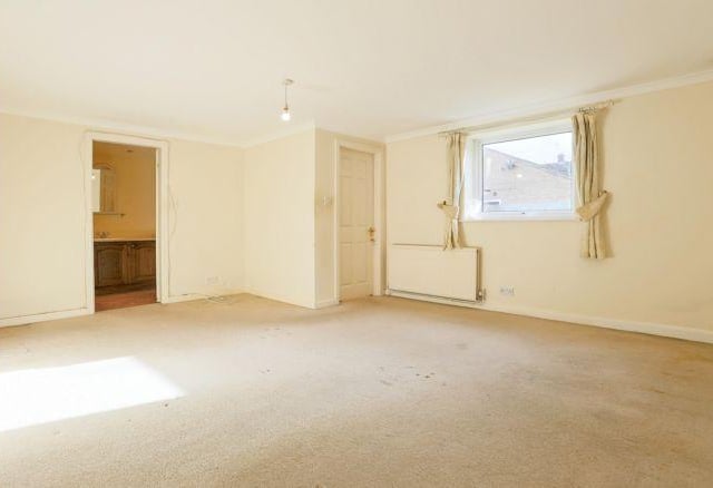 The master bedroom is to the rear of the property.