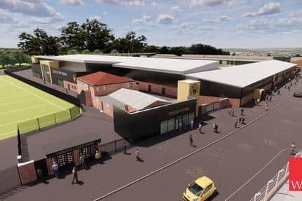 A view of how Tigers' redeveloped stadium will look. Picture by Castleford Tigers/Highgrove Group/WMA Architects.