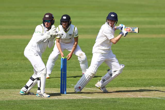 Yorkshire's Harry Brook impressed in victory at Bristol. (Photo by Michael Steele/Getty Images)