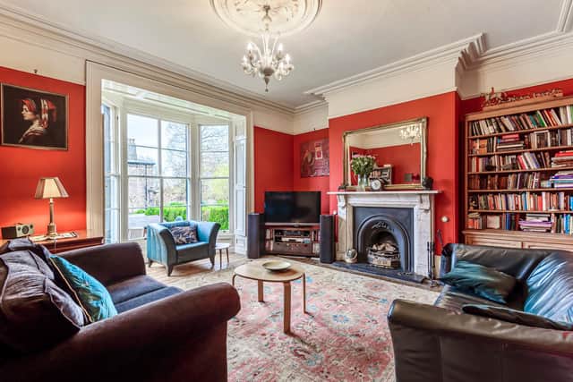 The living room.