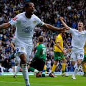 Jermaine Beckford seals automatic promotion to the Championship by scoring a winner against Bristol Rovers in May 2010. Pic: Michael Regan.