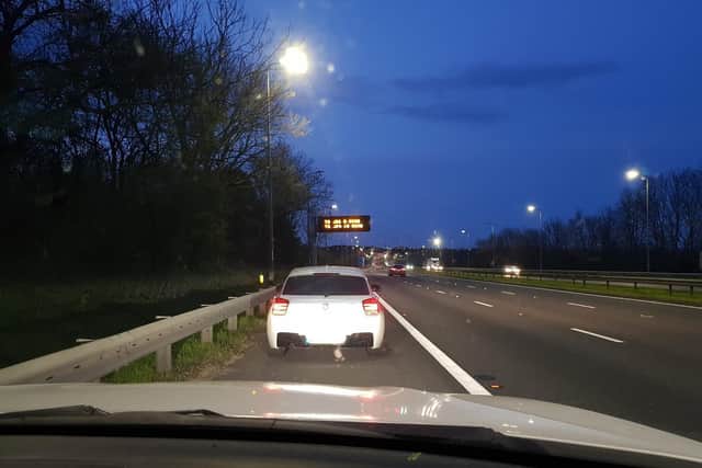 Motorway officer outraged as two-year-old found with no seatbelt in car speeding at nearly 100mph on M62
cc @WYP_PCWILLIS