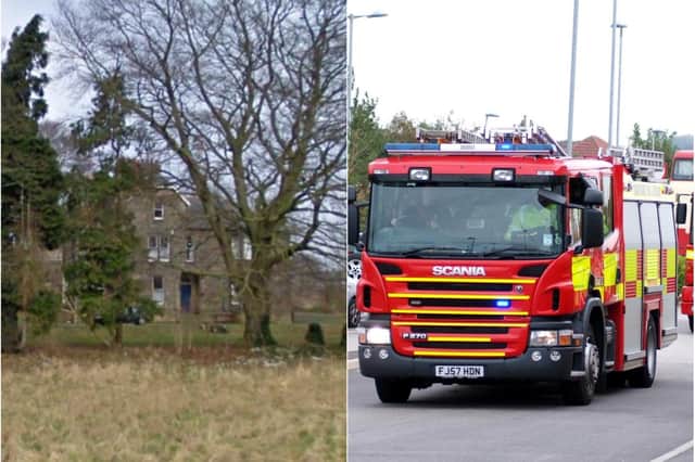 The fire broke out at old St Mary's boys' Home in Boston Spa, pictured left in 2009 (Photo: Google)