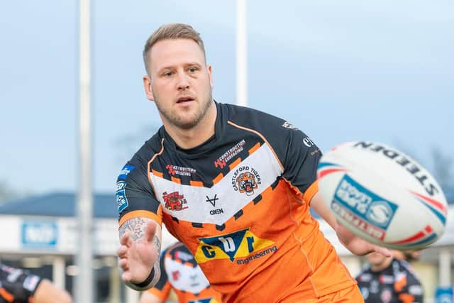 Joe Westerman will be a key figure for Castleford Tigers against Leeds Rhinos. Picture: Allan McKenzie/SWpix.com.