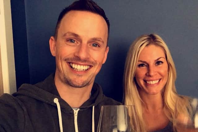 Daniel with his friend Gemma Moore, who passed away in 2020 aged 39-years-old at Sue Ryder Wheatfields Hospice following a battle with cancer.