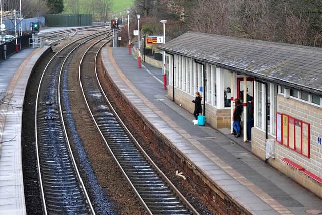 The incident happened near Horsforth Station, pictured