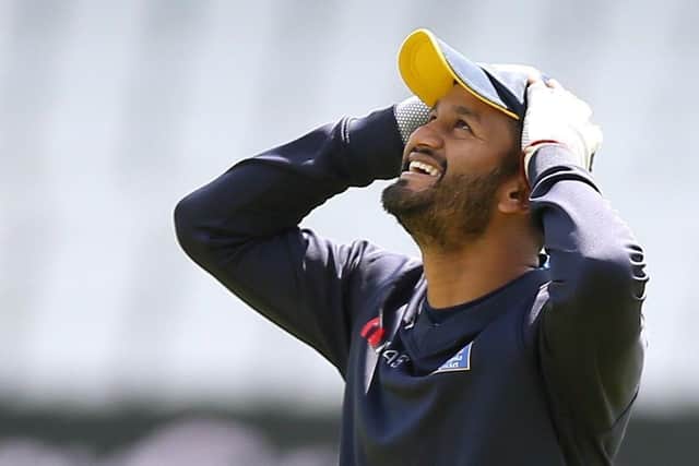 INCOMING: Sri Lanka captain Dimuth KarunaratnePicture: Nigel French/PA