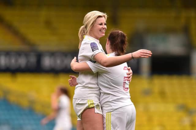 Laura Bartup bagged four goals in Leeds United's 6-0 win over Alnwick Town. Pic: LUFC.