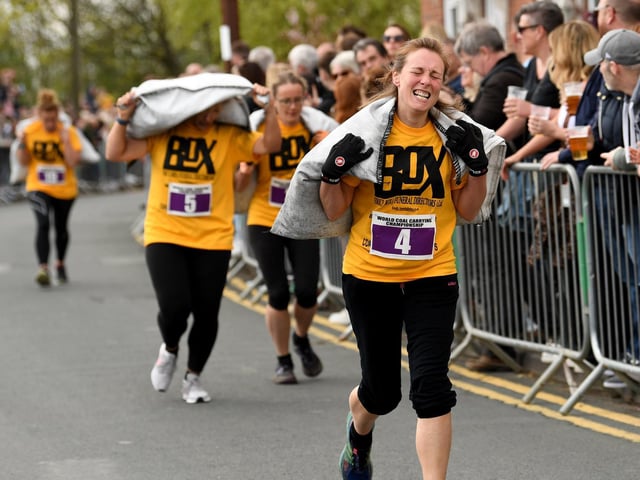 Another bystander suggested the race be held on Easter Monday, and thus the World Coal Carrying Championships were born.