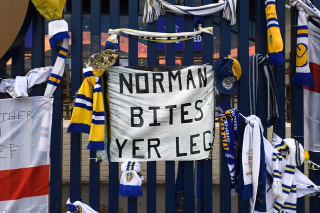 SHARED GRIEF - Norman Hunter was mourned by his family, who lost a husband, father and grandfather, and by his Leeds United who lost a legend. Pic: Getty