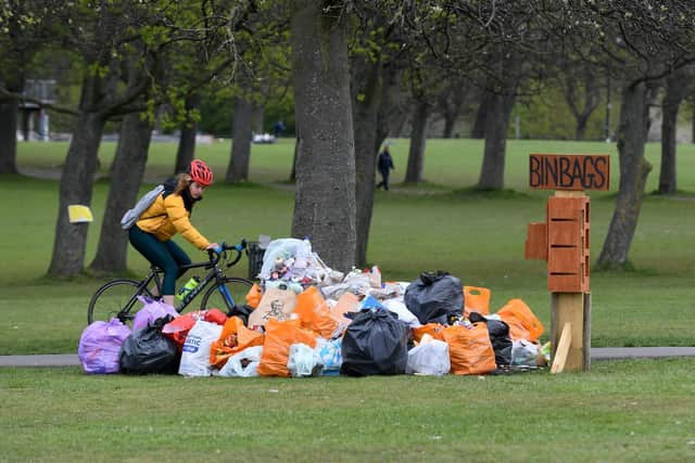 Rubbish cleared away on Woodhouse Moor after 4/20 last year (Photo: Simon Hulme)
