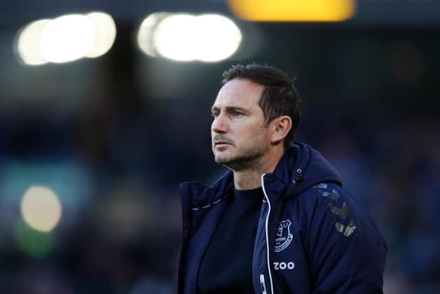 Everton boss Frank Lampard. Pic: Jan Kruger.