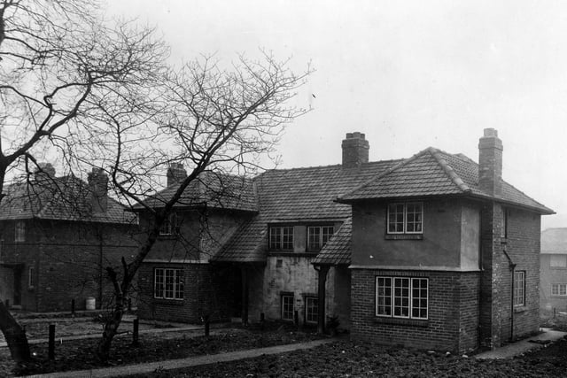 Raynville Road, semi detached houses on the Wyther housing estate pictured in March 1928.