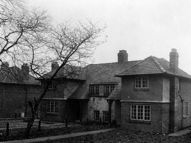 Raynville Road, semi detached houses on the Wyther housing estate pictured in March 1928.