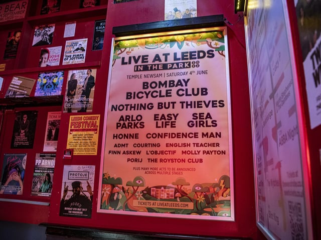 Further demonstrating the breadth of talent the city has to offer is Live At Leeds, kicking off the following day of Saturday 4 June. This one day festival has long been a favourite for discovering new artists, known for its city-wide events at a plethora of different venues. This year, as well as Live At Leeds In The City, the festival is also taking place at Temple Newsam for the brand new event Live At Leeds In The Park. Headlined by Bombay Bicycle Club, Nothing But Thieves and Arlo Parks, Live At Leeds brings together trending global artists with local bands and performers to show just how special the Leeds music scene is.