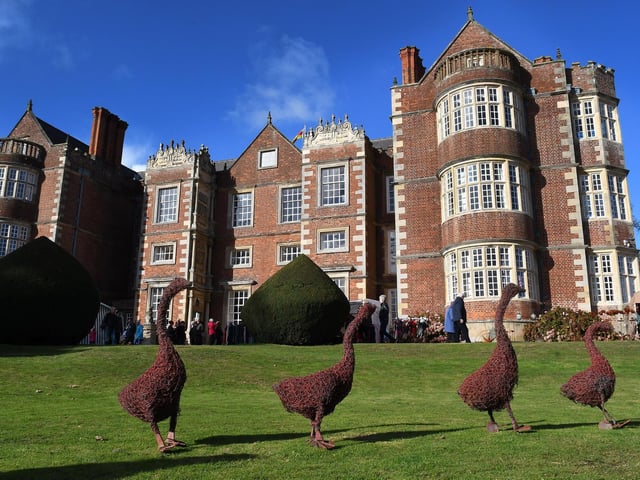 Built between 1598 and 1610 by Sir Henry Griffith, Burton Agnes Hall is an Elizabethan stately home that has stayed within the family for more than 400 years.
Simon Cunliffe-Lister now lives there with his family, hosting a jazz festival each year.
Some 15 generations have filled the hall with treasures from magnificent carvings commissioned when it was built to French Impressionist paintings, contemporary furniture, tapestries and other modern artwork in recent years.
The ghost of Katherine (Anne) Griffith, who died at Burton Agnes Hall in 1620, is reputed to haunt the Queen’s State Bedroom.
Anne was the youngest of three sisters. While out on a carriage ride, she was attacked and robbed by ruffians. Brought home, Anne was so badly hurt she died a few days later.