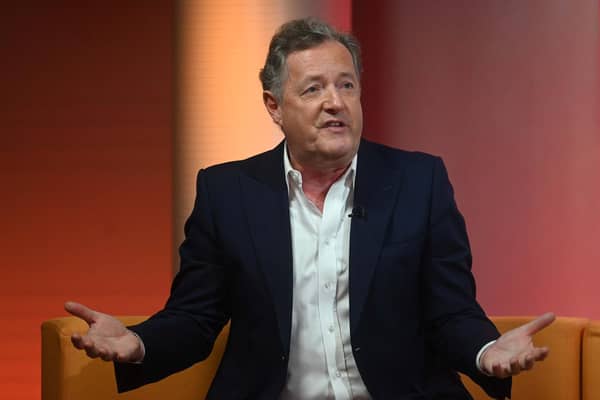 Piers Morgan appearing on the BBC1 current affairs programme, Sunday Morning.