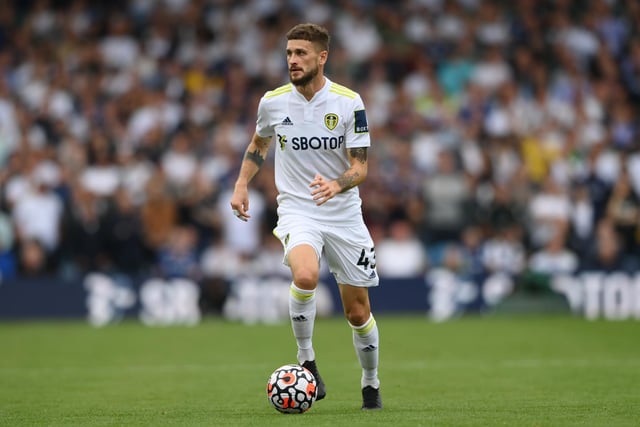 Robin Koch, Mateusz Klich or Adam Forshaw are the three main choices to partner Phillips in midfield assuming that Phillips starts and that Forshaw is recovered from the calf strain that forced him out at Watford. It might be that Klich gets the nod.
Photo by Stu Forster/Getty Images.