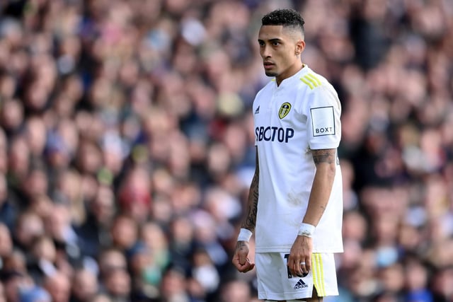 The Brazilian's tenth goal of the season put Leeds on their way to victory at Watford and Raphinha now has six more games to further boost an impressive tally that also features three assists. Photo by George Wood/Getty Images.
