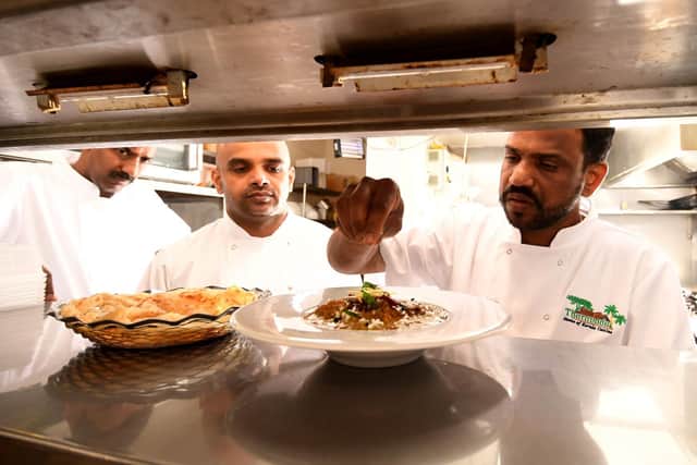 The chefs pride themselves on their authentic Keralan cuisine (Photo: Simon Hulme)