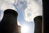 Steam rises from the eight cooling towers at the Ferrybridge power station near Leeds, in the north of England, 30 October 2006.