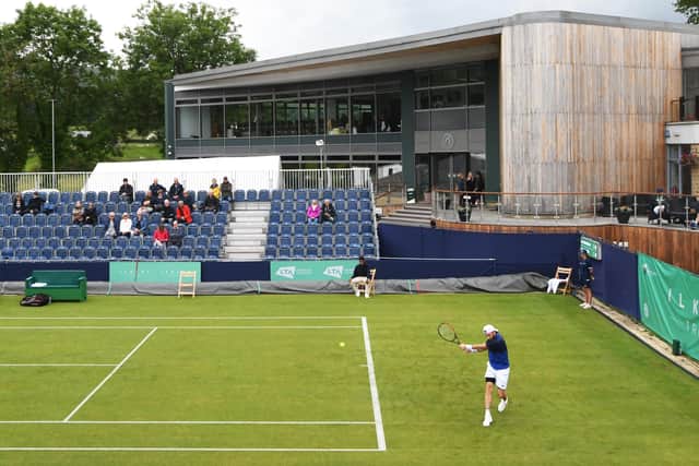 BRING IT BACK: A general view of play during the Ilkley Trophy at Ilkley Lawn Tennis & Squash Club in June 2019. Picture: George Wood/Getty Images