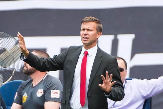 Jesse Marsch during his stint as coach of the New York Red Bulls in MLS (Photo: Michael Stewart/Getty Images)