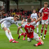 INJURY: For young Leeds United forward Max Dean, left. 
Picture by Bruce Rollinson.